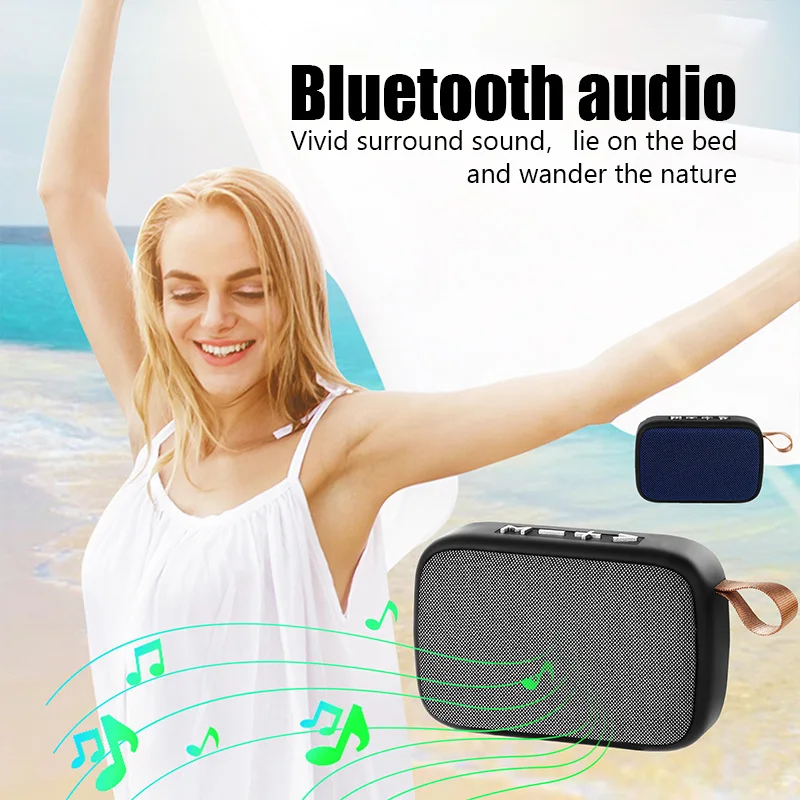 Altavoces portátiles para exteriores, Bluetooth 5,0, Mini altavoz Oxford, columna inalámbrica, reproductor de música estéreo 3D, caja de sonido envolvente Hifi