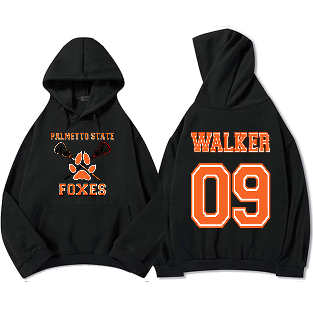 Palmetto State Foxes Games Hoodies para mulheres, manga comprida, moletons casuais com capuz, pulôveres de lã, roupas de inverno
