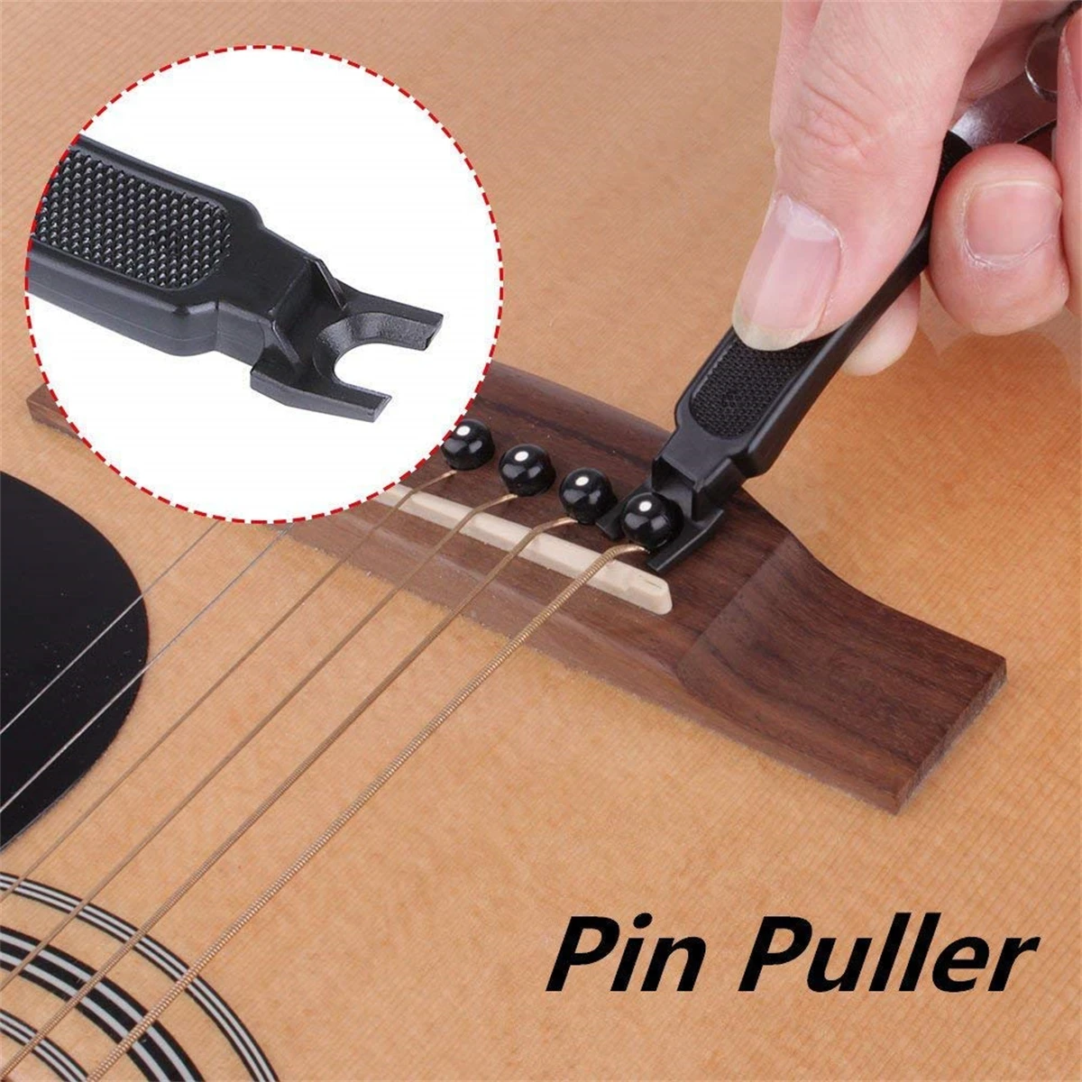 Miwayer กีตาร์ String Winder 3 IN 1 String Peg Winder + เครื่องตัดสาย + Pin Puller เครื่องดนตรีกีตาร์เครื่องมือบํารุงรักษาซ่อมเครื่องมือ