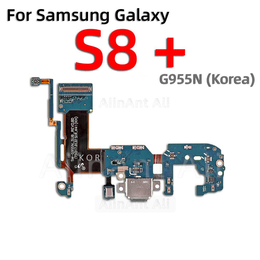 Aiinant-USB充電ドックボードポート、充電器コネクタ、Samsung Galaxy s8、s9 plus、g950f、g955f、g960f、g965f用のフレックスケーブル