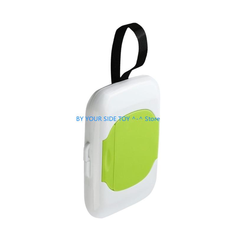Dispensadores lenços umedecidos para viagem, recarregáveis, suporte para carrinhos bebê, pendurado, recipiente lenços e