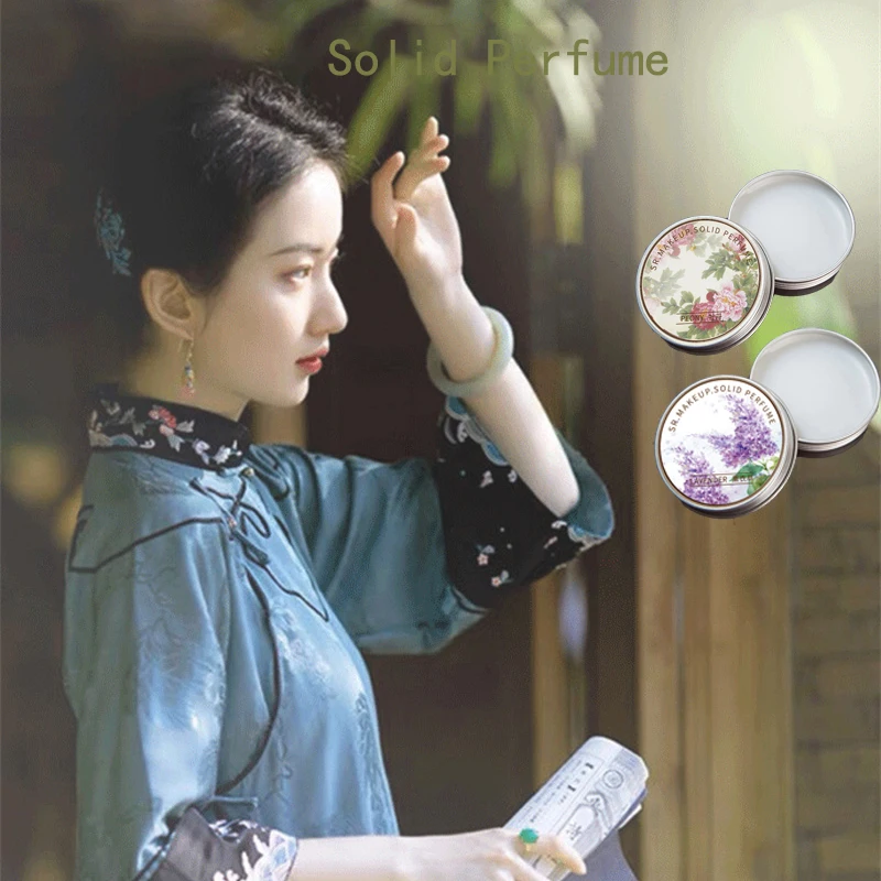 Perfume sólido portátil para mujer, bálsamo sólido, fragancias de larga duración, Perfumes sólidos femeninos frescos y elegantes, desodorante de Aroma corporal