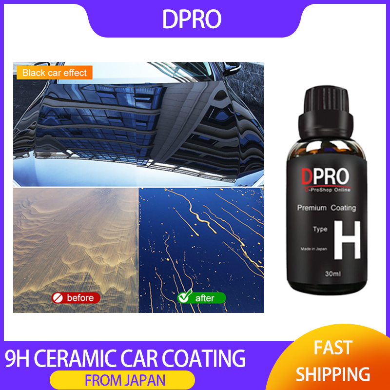 Dpro 9H Gốm Xe Lớp Phủ Chất Lỏng KÍnh Nano Chống Thấm Nước Gốm Sứ Sơn Dưỡng Xước Kỵ Nước Xe Chi Tiết Ba Lan bộ