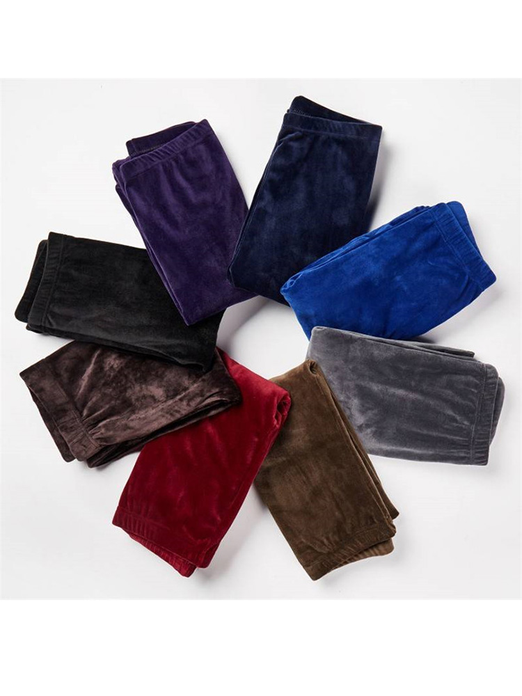 YSDNCHI 冬のベルベットレギンス女性両面暖かいカジュアルズボンペンシルパンツスキニースリムソフト弾性パンツ