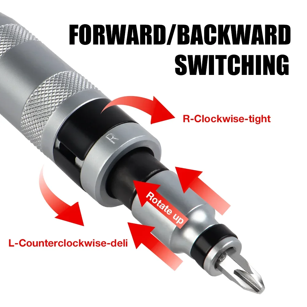 Heißer verkauf 7/12 PCS Manuelle Schlagschrauber, Tragbare Reversible Schlagschrauber, Haushalt Akkuschrauber Kit Hand Reparatur