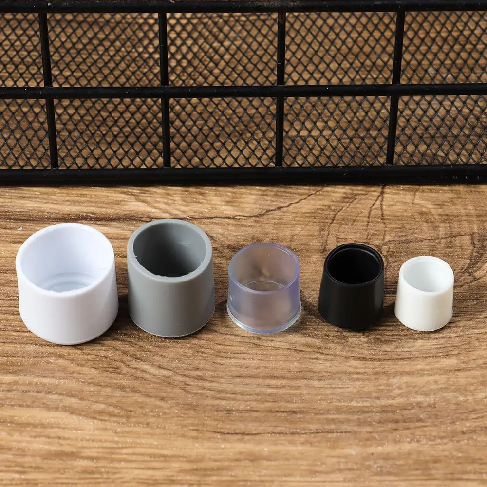 10ピース/セット新ラウンド底靴下フロアプロテクターシリコーンパッドプラスチックパイプカバー椅子脚キャップ家具の足