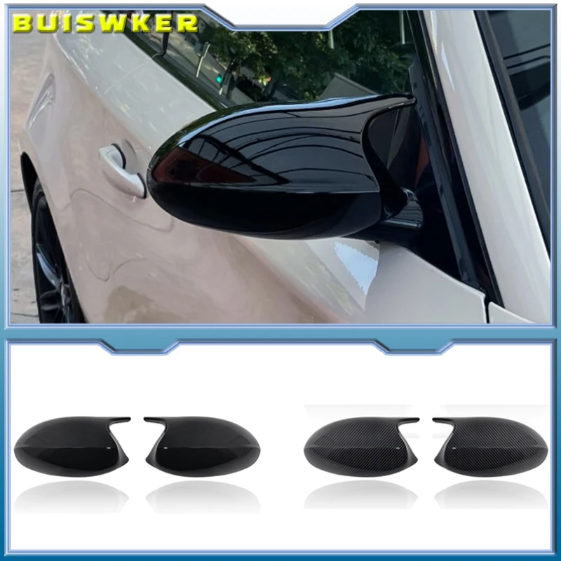 2xespelho capa e90 porta lateral do carro retrovisor espelho lateral capa para bmw e90 e91 2005-2007 e92 e93 2006-2009 m3 estilo e80 e81 e87