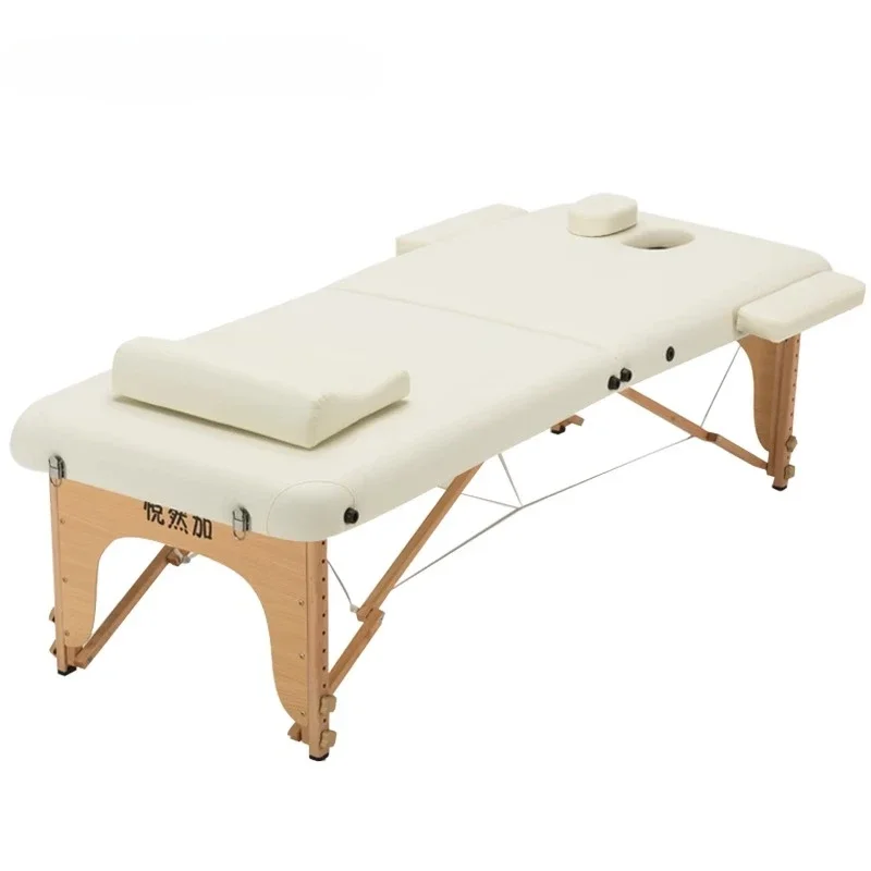 Massage Bed Headrest Foldable Aesthetic Stretchers Portable Massage Table Pillow Facial Bed Eyelash Making Stretcher Salon