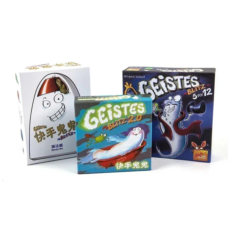 ชุด Geistes Blitz 1 2 3 4 Ghost Blitz Geistesblitz 5 Vor 12 Spooky Doo เกมกระดานยอดนิยมครอบครัวในร่มเกมใหม่