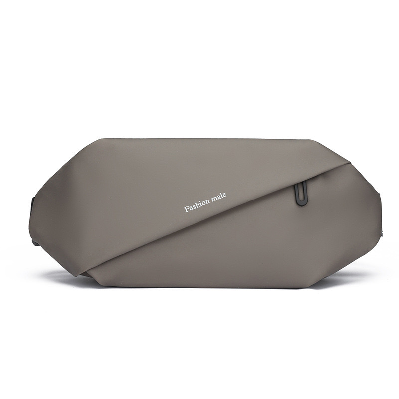 Bolsa de peito simples de alta qualidade masculina, bolsa crossbody de ombro, bolsa de cintura à prova d'água com vários compartimentos para viagens