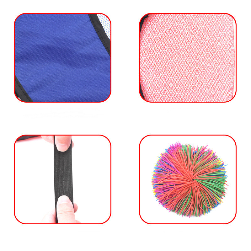 Children Outdoor Throw Toss Ball Toys Parent-child Interactive Sensory Play   Double Throw Catch Elastic Ball Kid Motion Gift