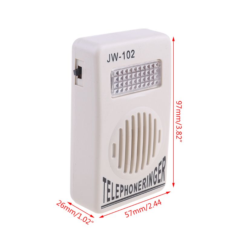 Telefon-Telefon-Klingel-Verstärker-Ring-Lautsprecher-Blitzlicht-Blinker-Glocke, verwendet in lauten Umgebungen, einfach zu