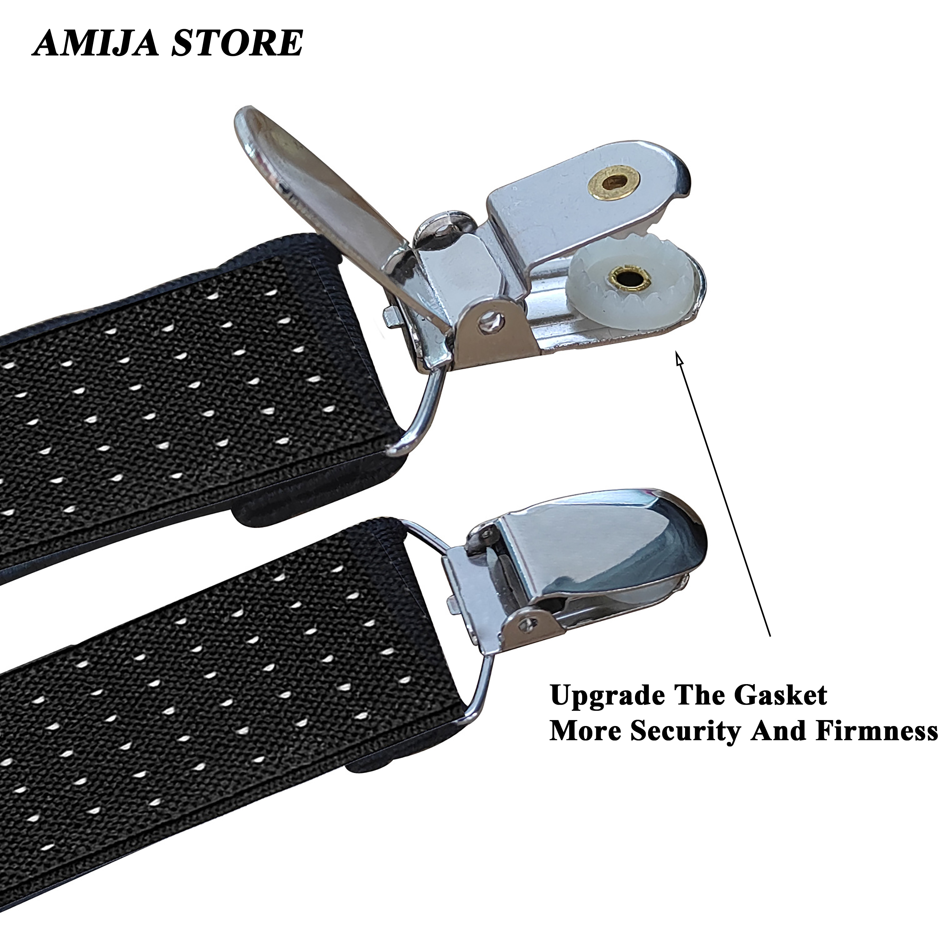 1 par de camisas para hombre, soporte ajustable para camisas, tirantes en forma de Y para pierna y muslo con Clips de bloqueo antideslizantes, ligas Tucker para hombre