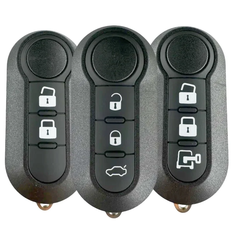 Dobra jakość dla Fiat 500 Panda Punto Bravo 3-przyciskowa obudowa pilota samochodowego Pusta obudowa Obudowa Fob Keyless SIP22 Blade