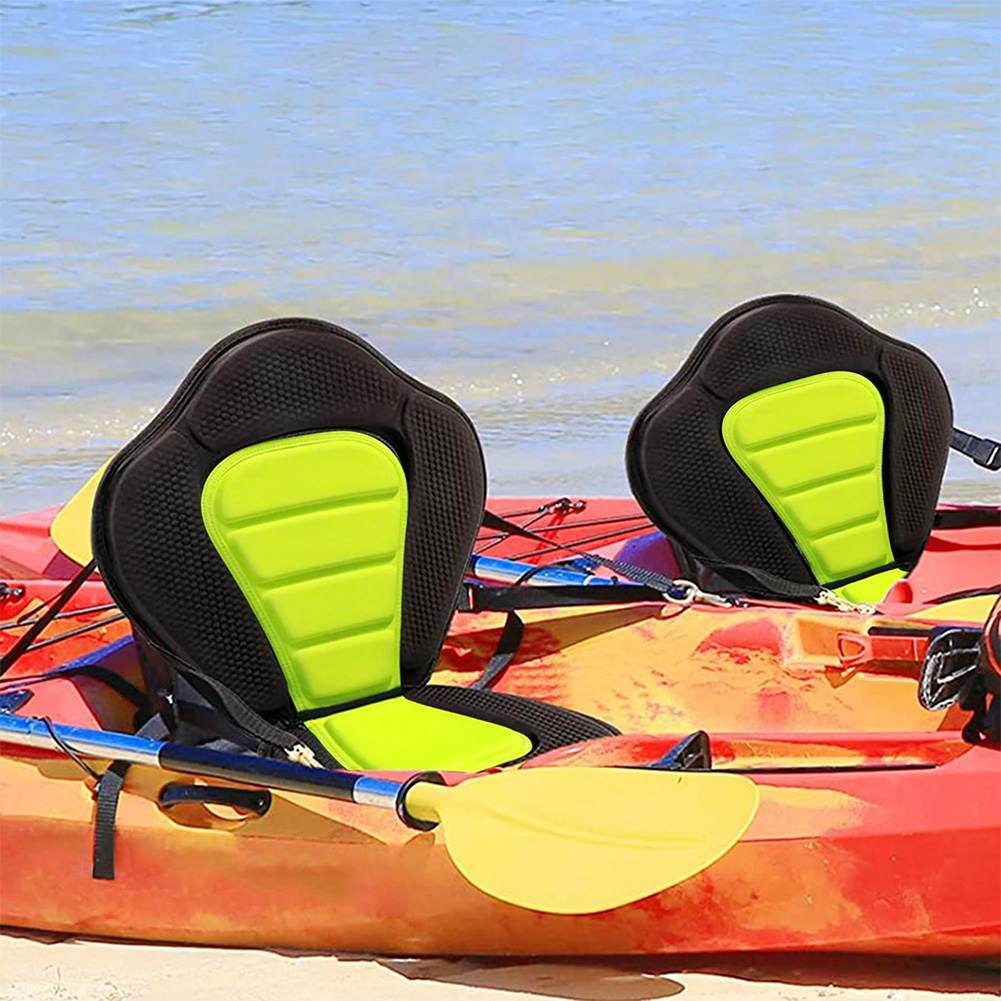 Asiento de tabla de Paddle ajustable para Kayak, asiento acolchado con respaldo para canoa, bolsa de almacenamiento desmontable para Kayaks, botes de remos, barcos de pesca