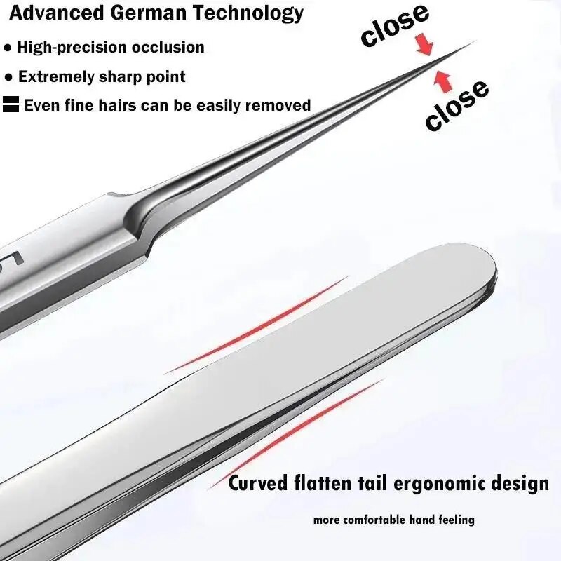 11Pcs Eingewachsene Haar Pinzette Akne Mitesser Entfernung Nadeln Schwarze Punkte Reiniger Poren Reiniger Tiefen Reinigung Gesicht Hautpflege Werkzeuge