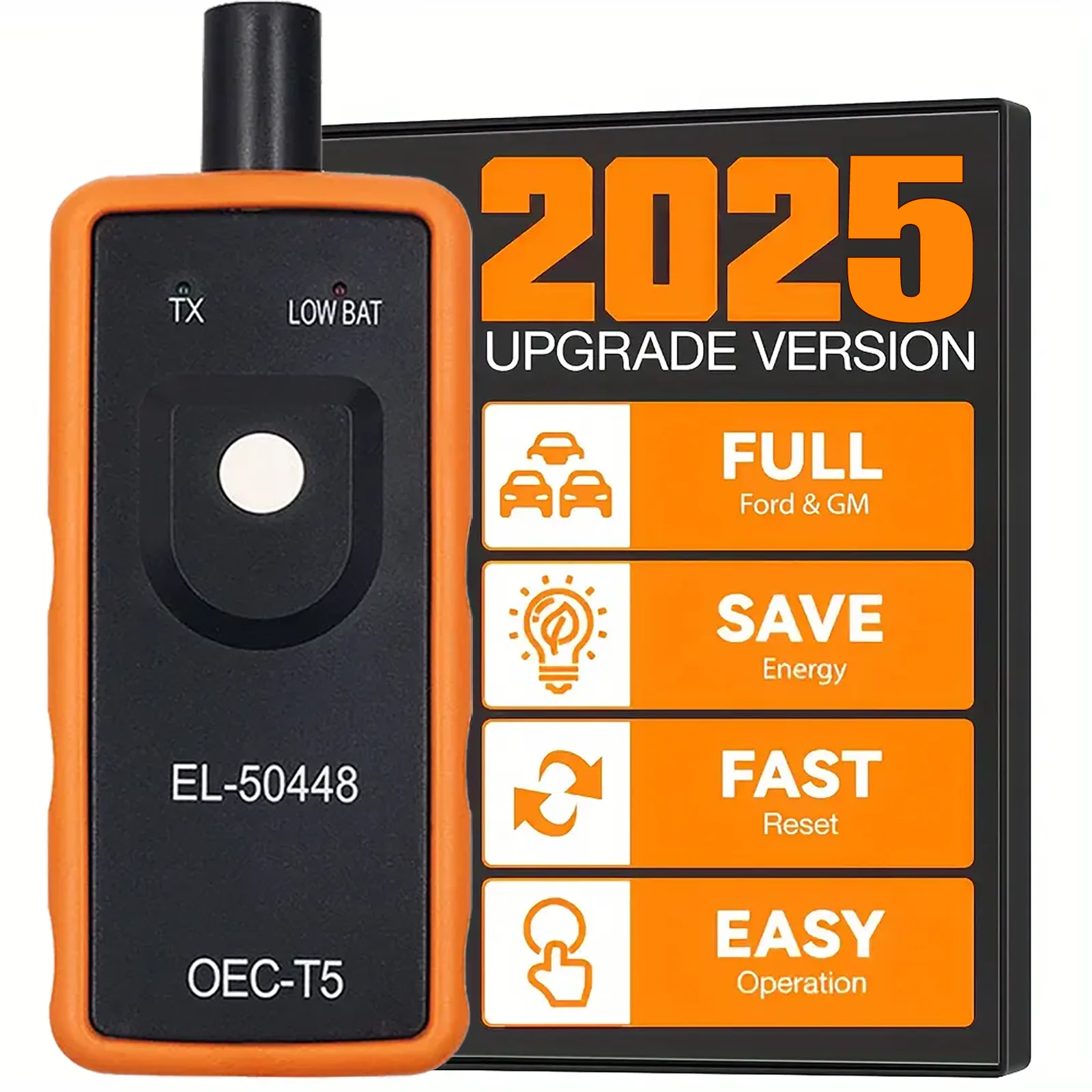 Sensor de pressão dos pneus do carro tpms ferramenta ativação sensor EL-50448 OEC-T5 opel/gm sistema monitoramento pressão dos pneus ferramentas diagnóstico