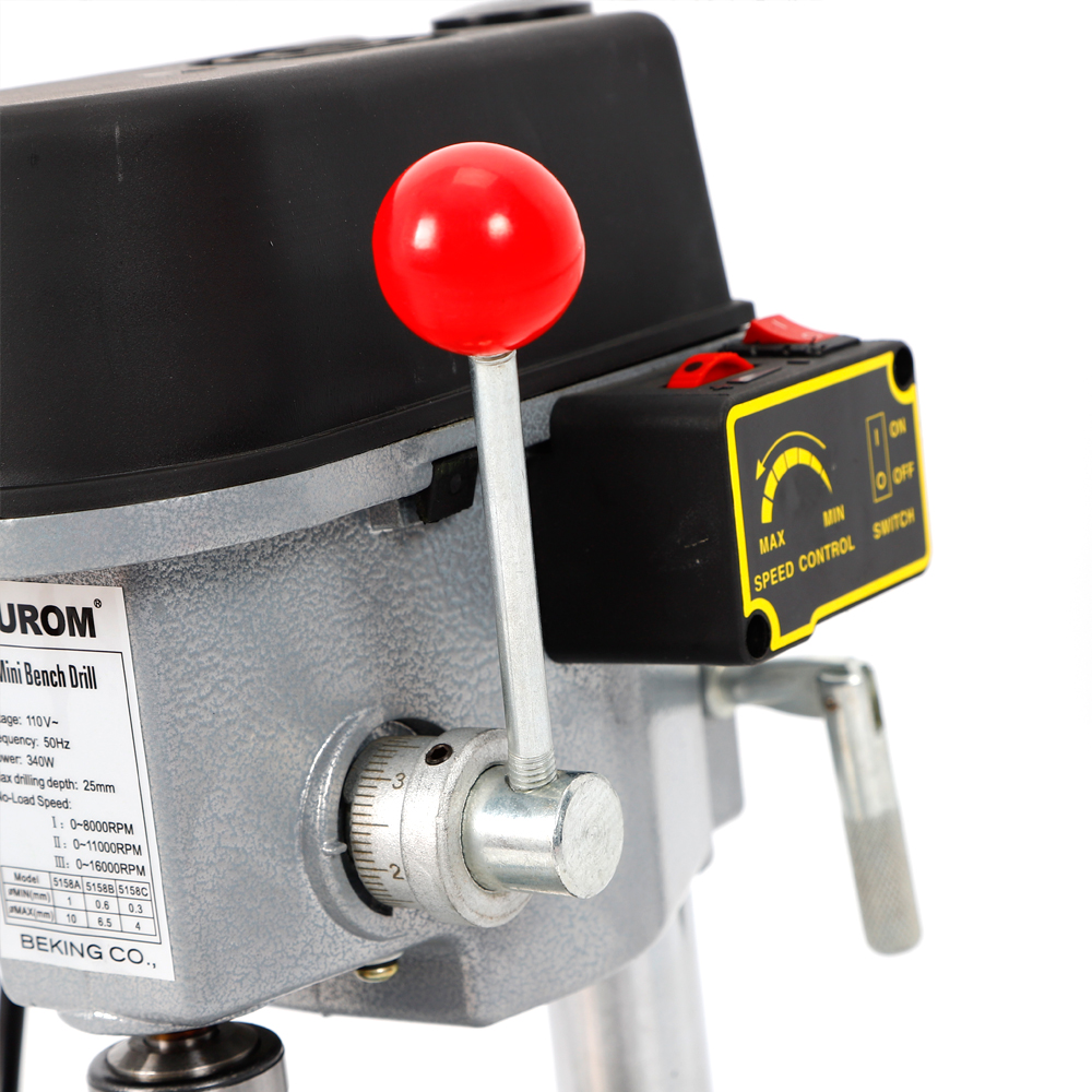 Hochgeschwindigkeits-Mini-Bohrmaschine, 340 W Bohrfutter, 1–10 mm Tischmaschine