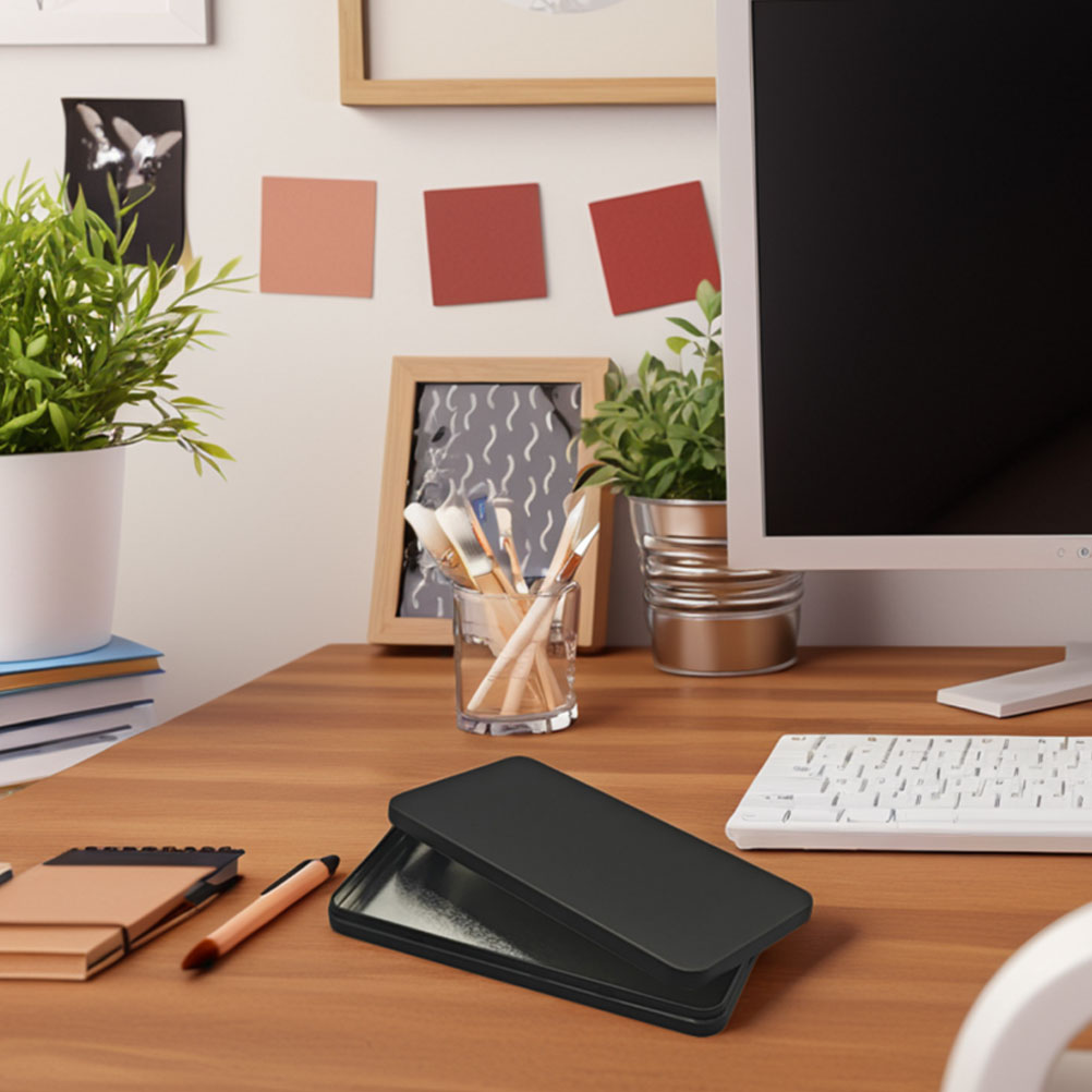 2-teiliges verstecktes Geldkassetten-Schmucktablett, Währungshalter mit Deckel, schwarzes Weißblech für Tabletts