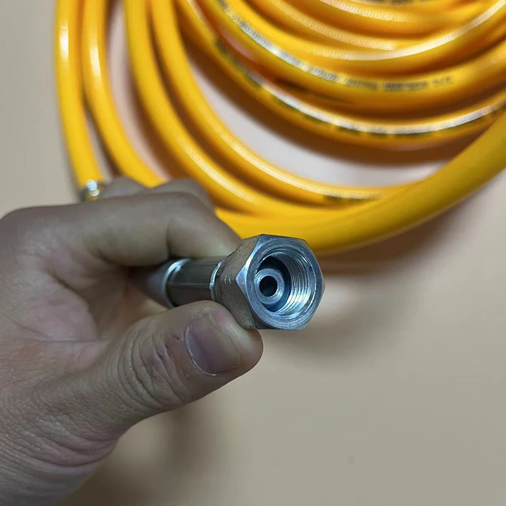 Tubo dell'aria ad alta pressione da 2 ~ 40M Tubo per macchina per verniciatura airless Tubo ad alta pressione 5800PSI BSP 1/4 Interfaccia Tubo per verniciatura per spruzzatore airless