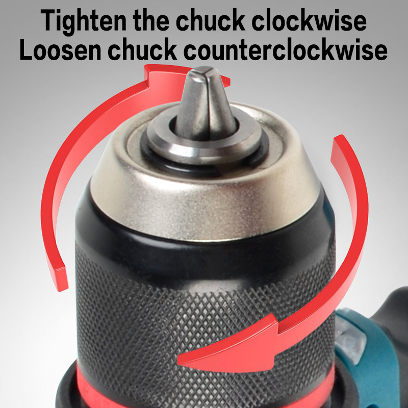 Perceuse à percussion compacte sans fil 1/2 pouces, 1700 tr/min, moteur sans balais, entraînement électrique au lithium adapté à la broche de batterie makita 18V