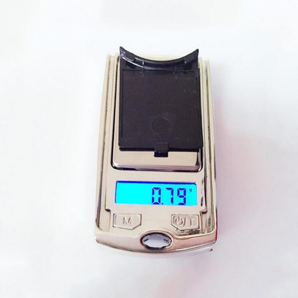 0.01g Electronic Jewelry Scale Mini Car Key Creative Metal Accurate Digital Pocket Food Kitchen Scale Tool