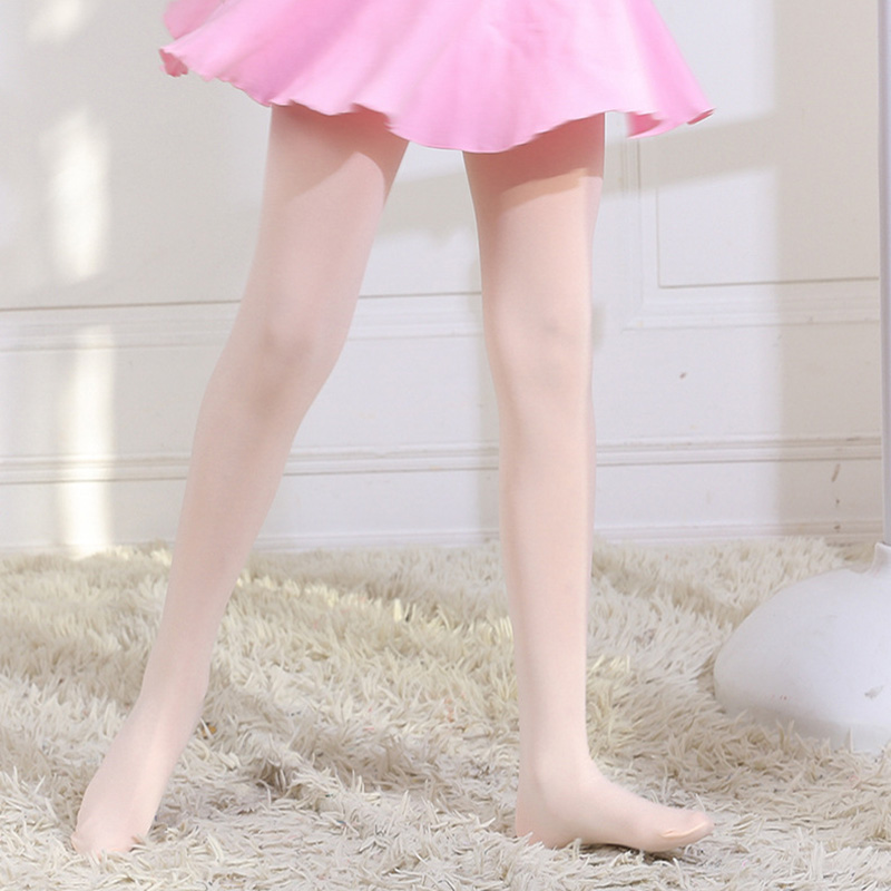 USHINE Professional Kids Children Girls Adult Ballet Tights White Ballet Dance Leggings Pantyhose No Hole Nude Black Stocking
