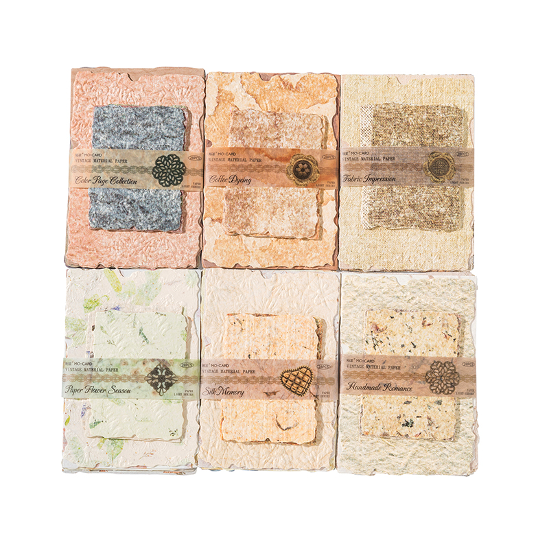 28pcs/pack Vintage Reliefs Texture Paper DIY Scrapbooking Collage Materials Decor Junk Journal Aesthetics stationery Paper