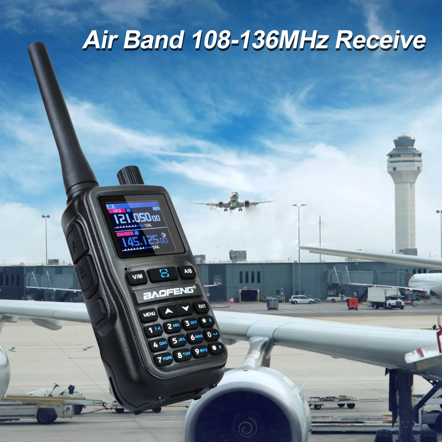 Walkie Talkie Baofeng UV-5R Mini VHF UHF Dual Band TX & RX Multi-band Receive Air Band Vox Amateur Mini Two Way Radio 5RMINI