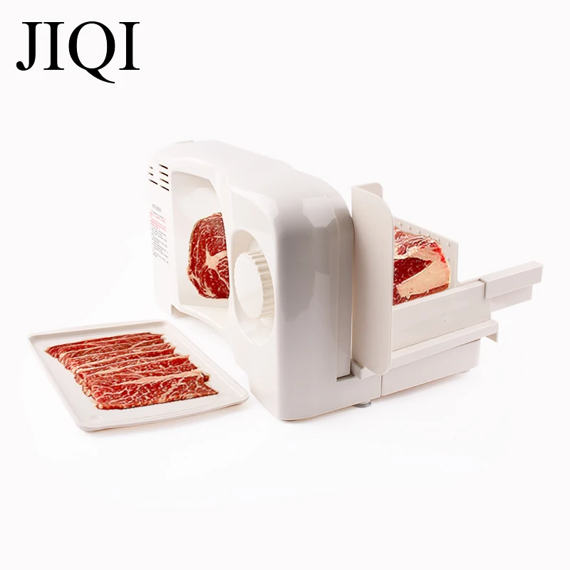 Elektrische Fleisch Slicer Schneiden Lamm Rollen Fleischwolf Automatische Gefrorene Rindfleisch Hammel Cutter Brot Gemüse Obst Block Schneiden Maschine