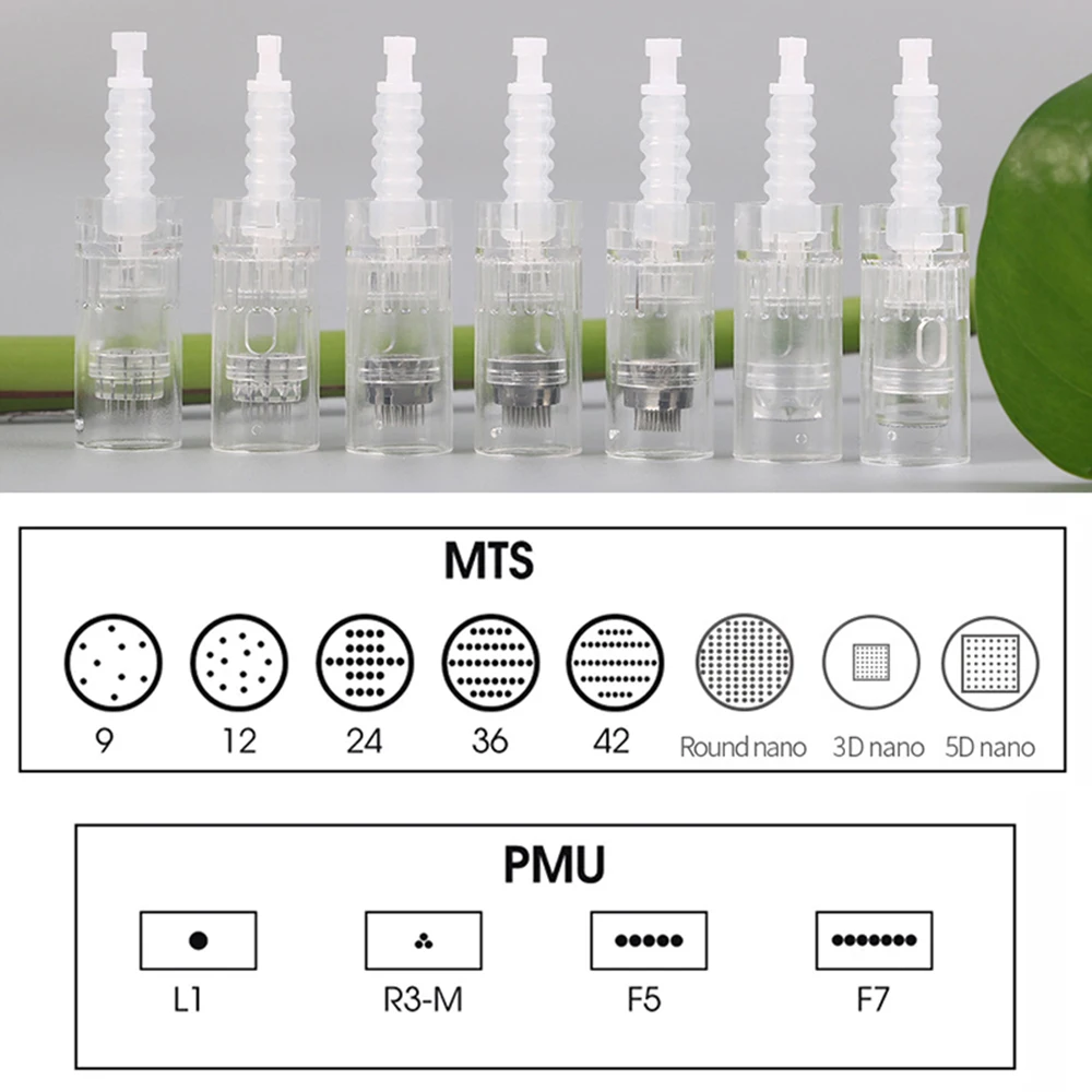 Dr.pen Ultima N2/M5/M7/E30ตลับเข็ม-Ekai ปากกาแต้มสิวดั้งเดิม N2 M5 M7อะไหล่เปลี่ยน E30 (10ชิ้น)