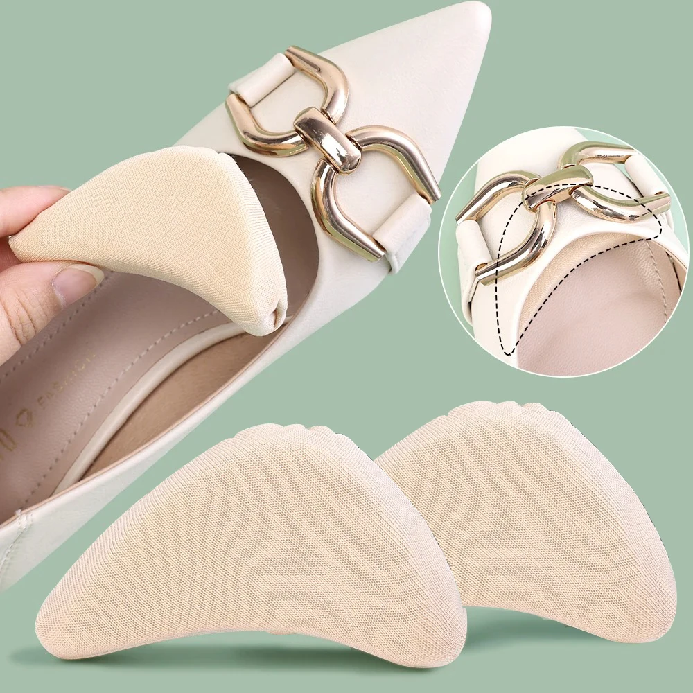 Inserti in spugna per l'avampiede Le donne regolano la dimensione della scarpa Sollievo dal dolore Solette per il riempimento del tallone alto Cuscino per la spina dell'avampiede