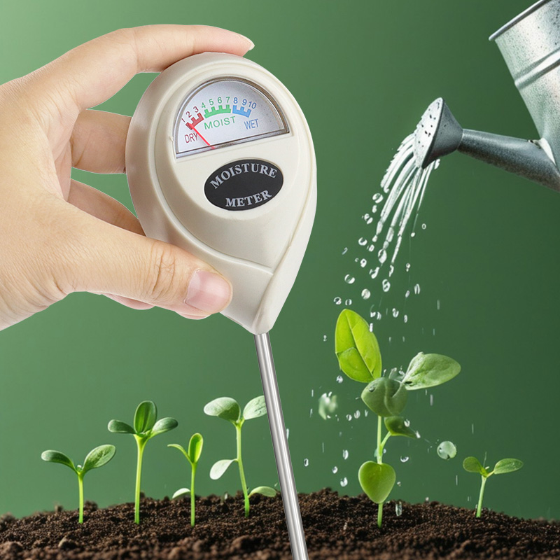 Đất Humidometer Nhà Làm Vườn Đo Dụng Cụ Máy Đo Độ Ẩm Đất Ẩm Kế Đầu Đo Tưới Cây Thử Nghiệm