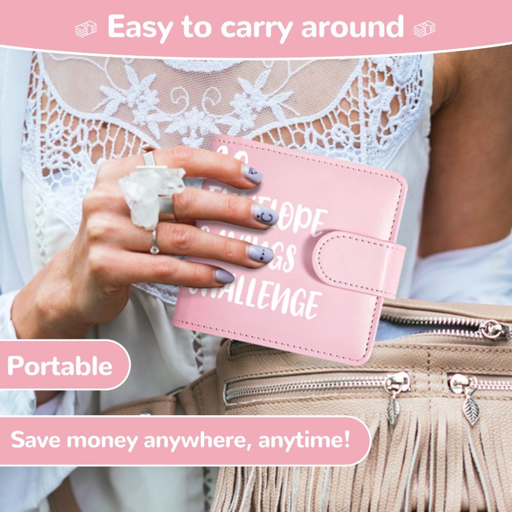 Изображения для экономии денег из искусственной кожи, 30 дней, справочник, конверт, переплет для задач, финансовый планировщик, водонепроницаемая папка для денег, бюджета