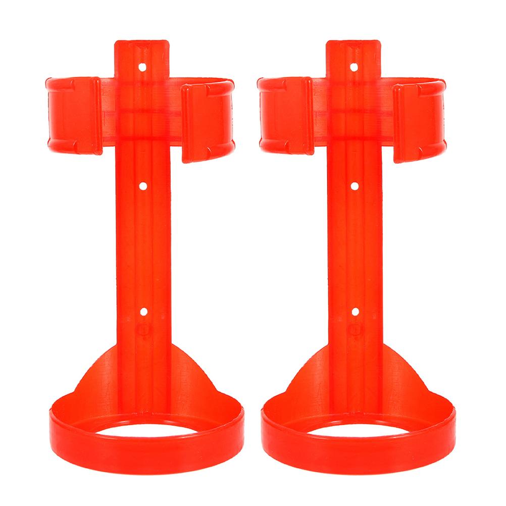 2pcs Car Fire Extinguisher Mounting Bracket for 1kg Powder Vehicle Home Office Fire Safety Equipment