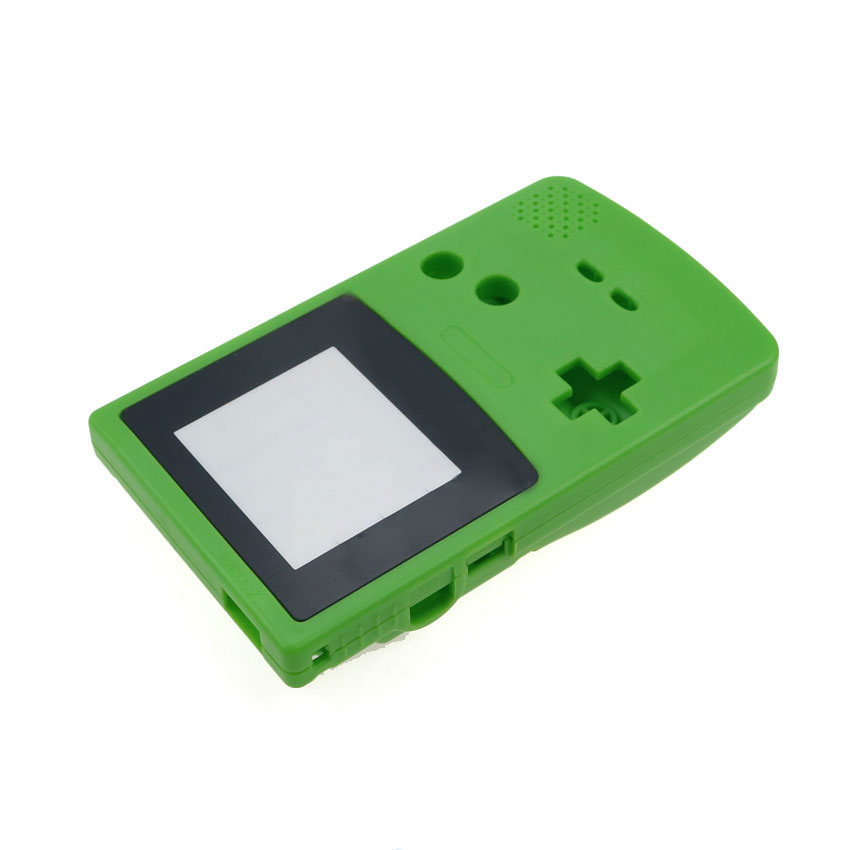 JCD Plastic Game Shell Habitação Case Capa Para Gameboy Color Game GBC Console Shell Com Kits Botões Etiqueta de parafuso Etiqueta Parte