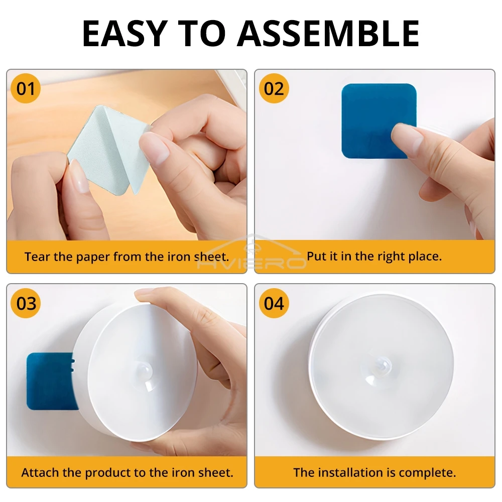 Wireless Night Light Motion Sensor Bedroom 8LED Detector Wall Decoration Round Lamp Room Staircase Closet Bedside Wardrobe Bulbs