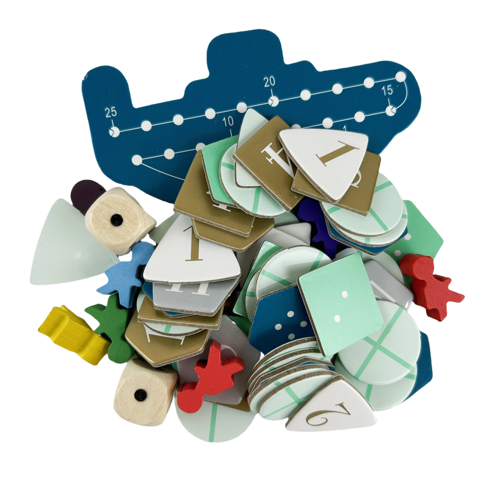 1 st "Deep Sea Adventure" Kaartspel Familiebijeenkomst Game Card, Leuk kaartspel, Party Board Deck Games