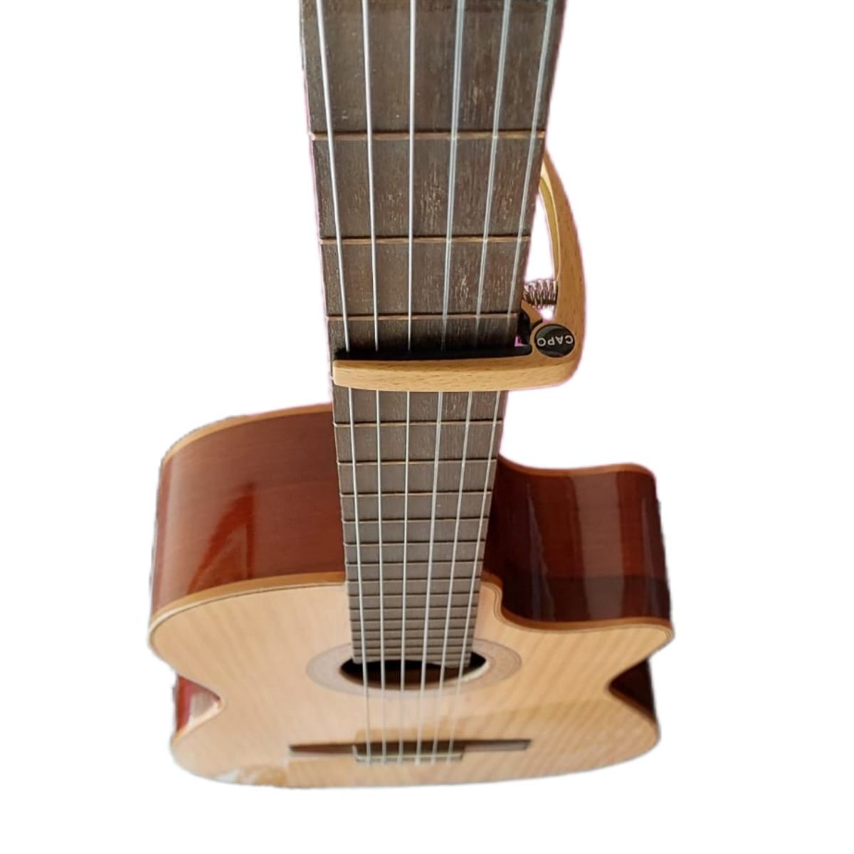 Alumínio Alloy Guitar Capo, Guitar Tuner, Clamp, Professional Key Trigger, Capo para instrumentos musicais elétricos acústicos, 1Pc