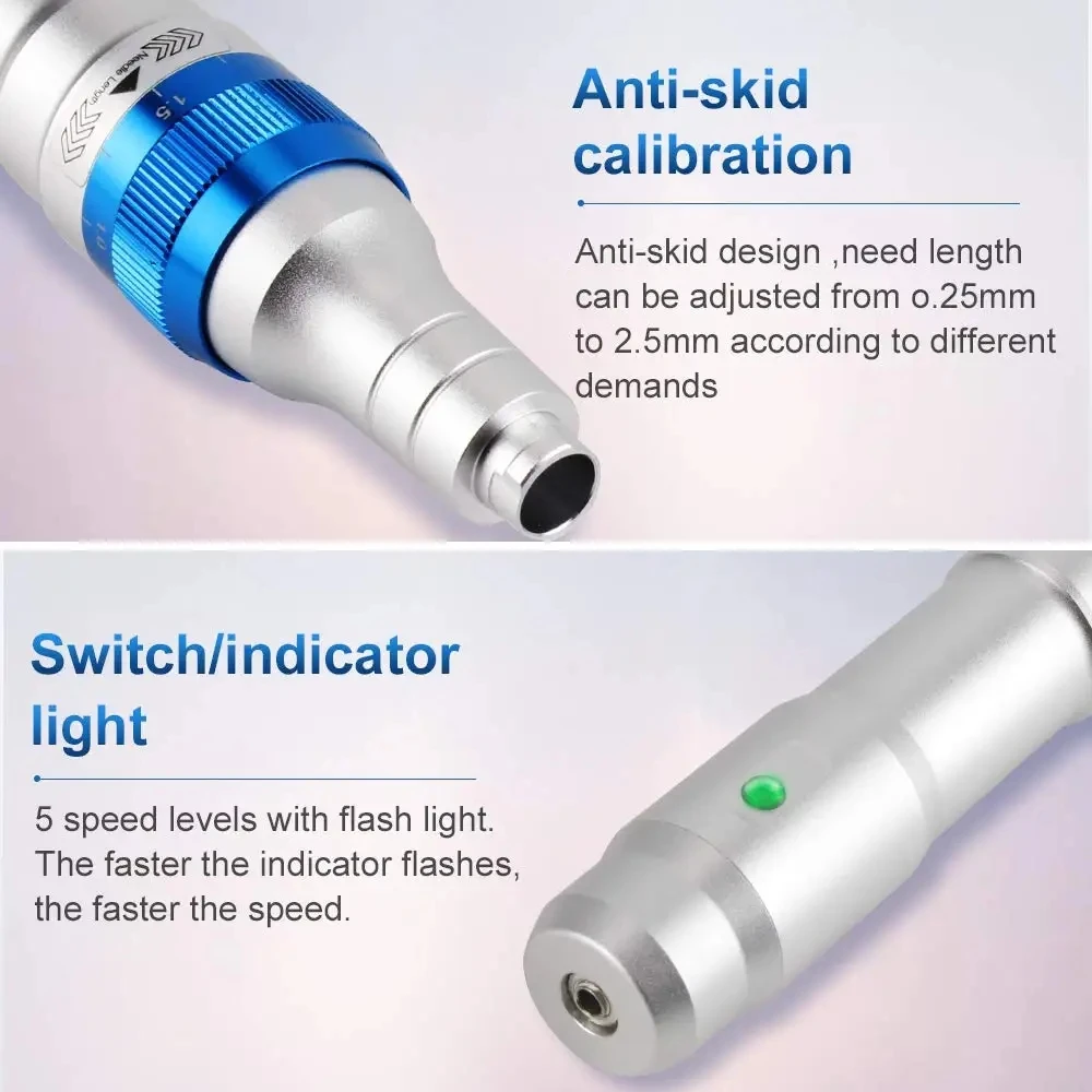 Ultima dr pen a6 original com 6 cartuchos, kit de ferramentas elétricas sem fio para cuidados com a pele, mesoterapia automática, máquina de beleza