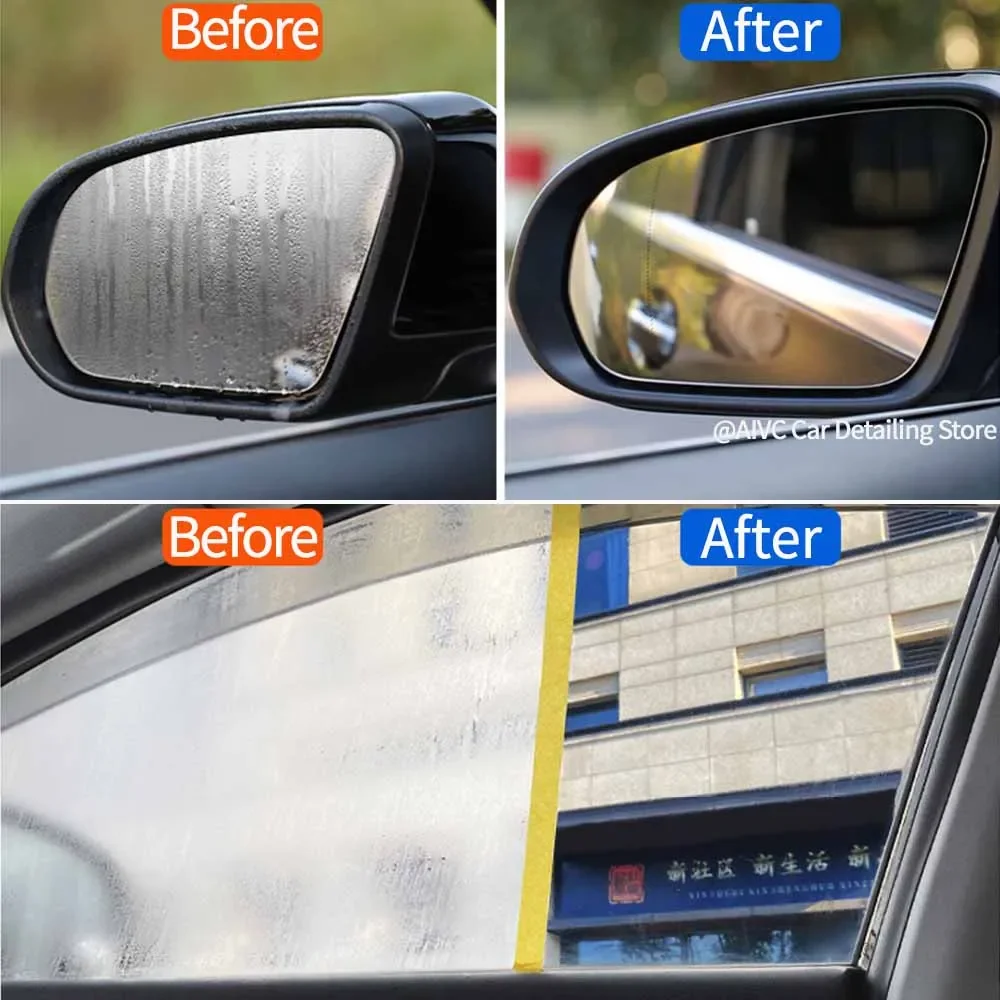 Car Glass Anti Fog Spray Windshield Aivc Anti-fog Coating Agent Window Mirror Winter Fog Repellent Long Lasting Defogger Cleaner