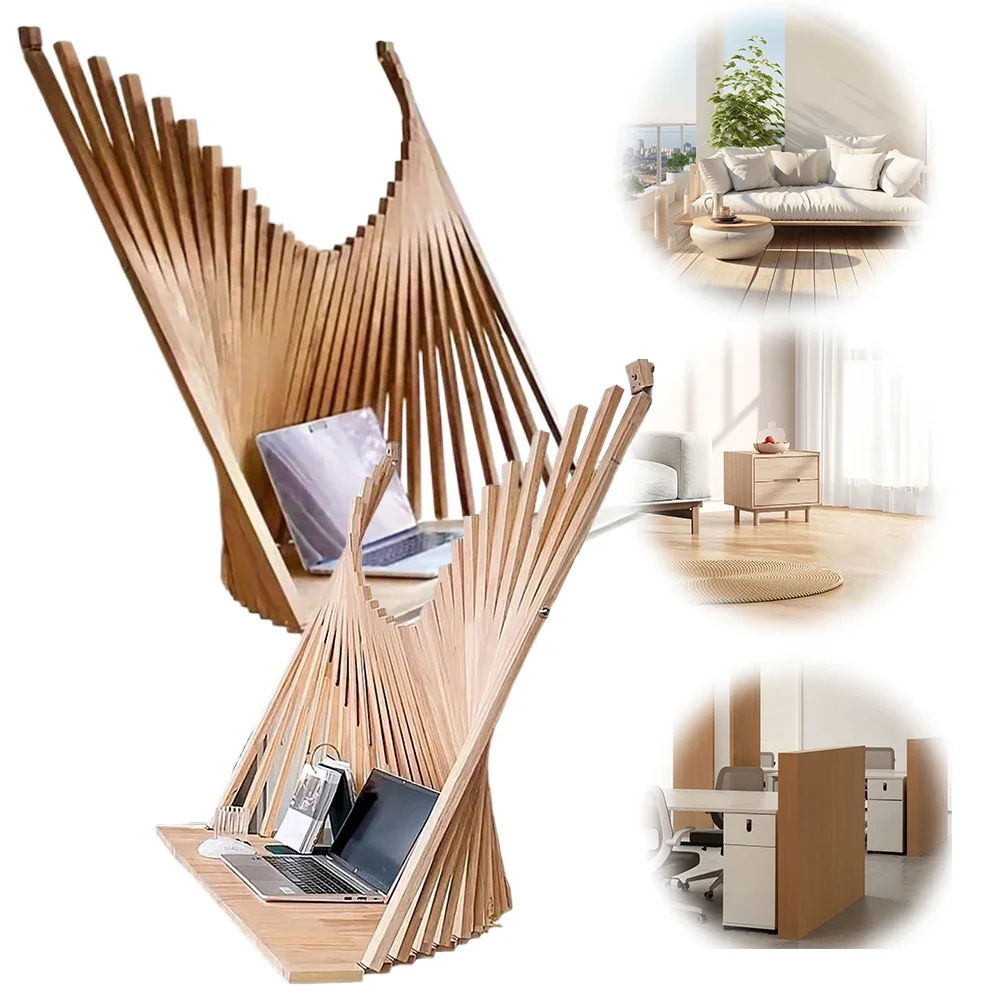 Folding Desk Wall Mounted Foldable Wall Table Fashionable Creative Hanging Wall Folding Table Solid Wood Computer Folding Table
