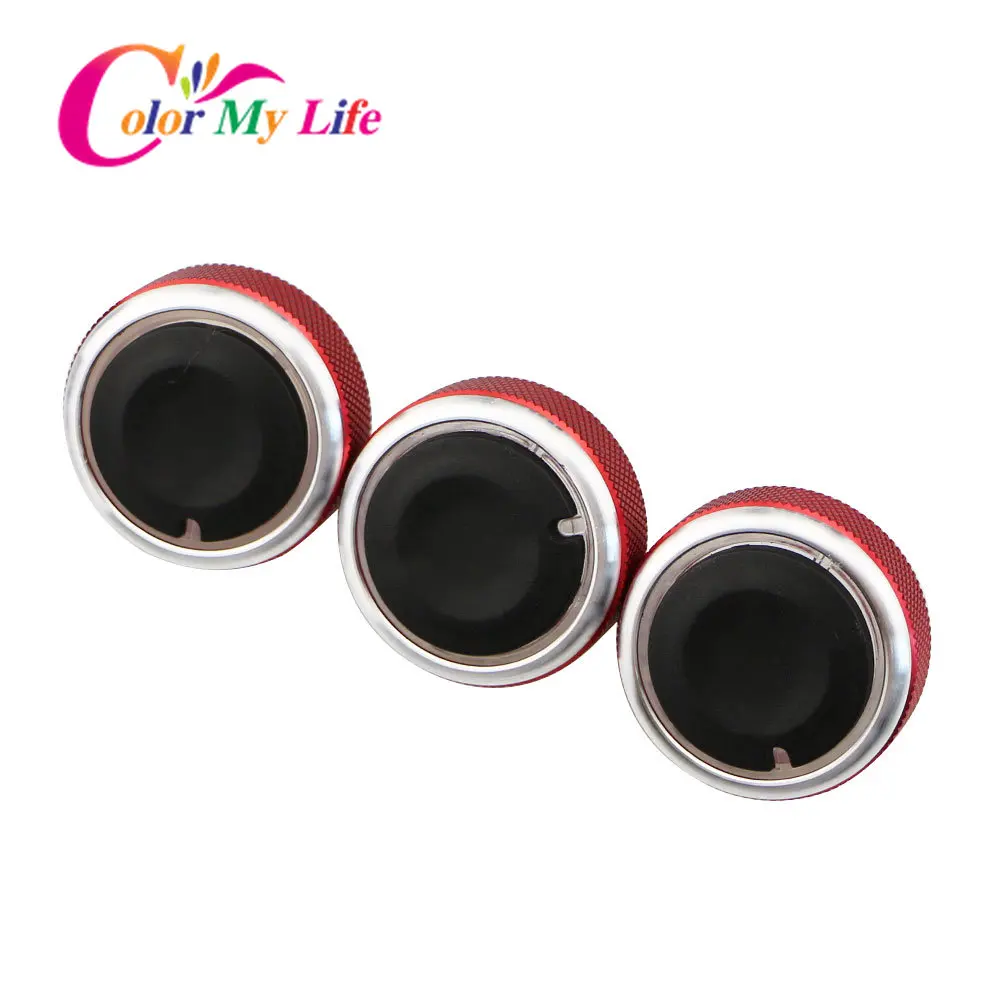 3pcs/Set Car Air Conditioning Turning Switch Knob AC Knob for Ford Focus 2 MK2 Focus 3 MK3 2005-2017 Mondeo C-MAX