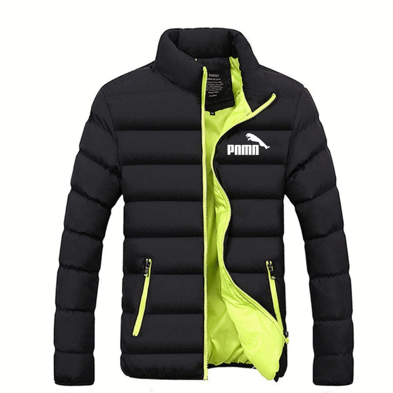 Jaqueta de algodão masculina outono e inverno juventude casaco de algodão gola estilo coreano bonito jaqueta na moda superior casual jaqueta de algodão