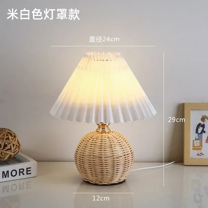 Tisch Lampe Nordic Ins Nacht Lichter Plissee Tuch Lampenschirm Nacht Atmosphäre Beleuchtung Leuchte