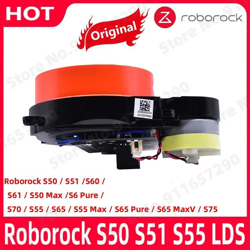 Ban Đầu Roborock S5 Max S6MaxV S45 Max S55 S6 S5 S7 Laser Khoảng Cách Cảm Biến Các Bộ Phận Robot Máy Hút Bụi LDS Phụ Kiện
