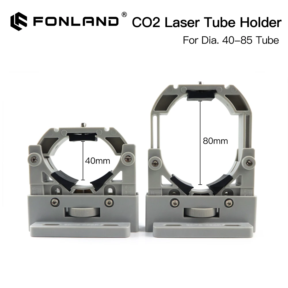 FONLAND CO2 Laser Ống Giá Đỡ Hỗ Trợ Gắn Linh Hoạt Nhựa 50-80Mm Cho 50-180W Chữ Khắc Laser máy Cắt