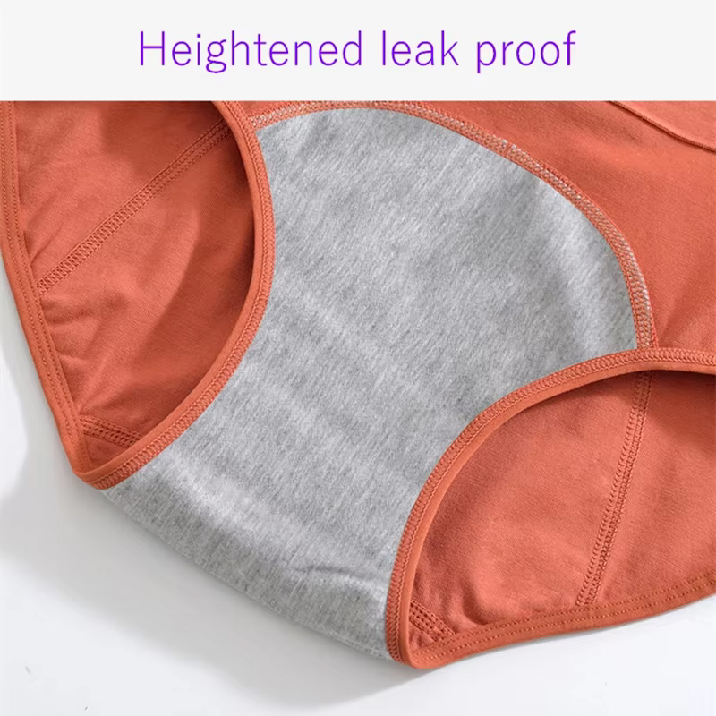 Mutandine per le mestruazioni Mutandine mestruali in cotone Vita alta Intimo periodo Culotte Menstruelle A prova di perdite Bragas Menstruales