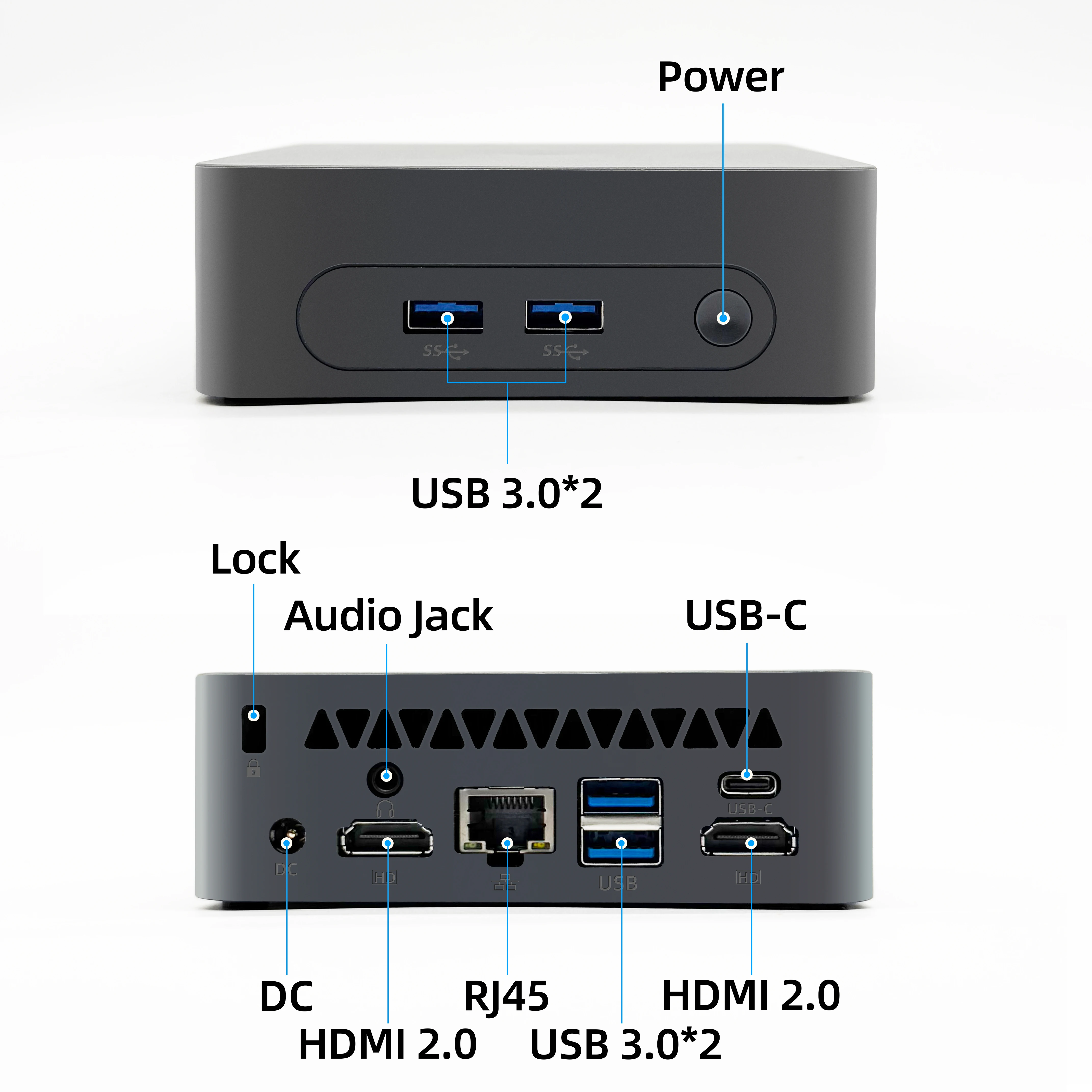 ZSUS N100 Mini PC Intel Celeron Desktop Gaming Computer 8GB  128GB 256GB DDR4 USB3.0 WIFI5 BT4.2