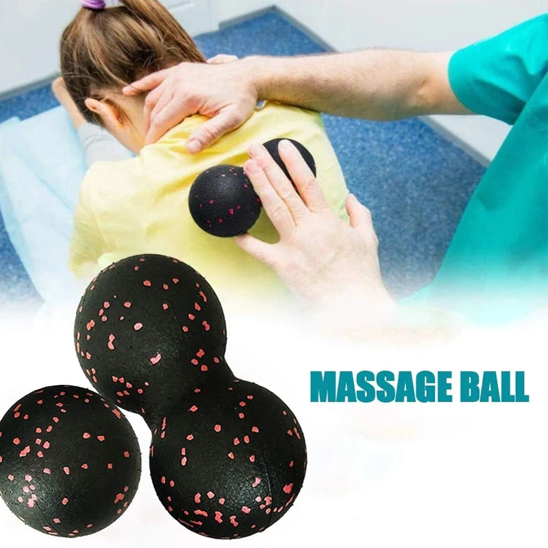 Palla da massaggio alle arachidi - Set di palline per fascia dopo l'esercizio Kit di palline per massaggio dei tessuti profondi per allenamento Palla per lacrosse Rolle muscolare